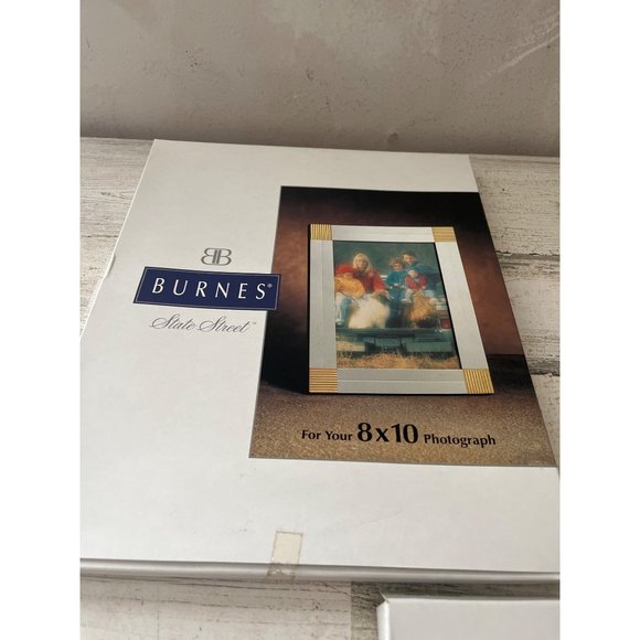 Burnes State Street silver and gold framed 8x10 and 5x7 NWT - Picture 2 of 5